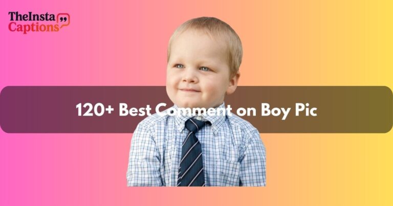 Comment on Boy Pic