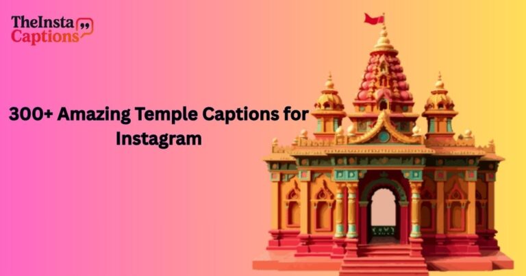 Temple Captions for Instagram