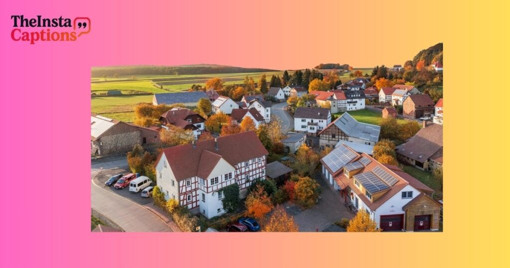 Charming Village Captions