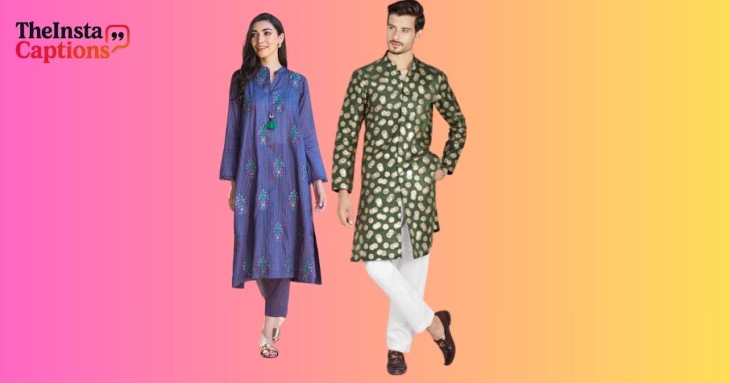 Festive Kurta Captions