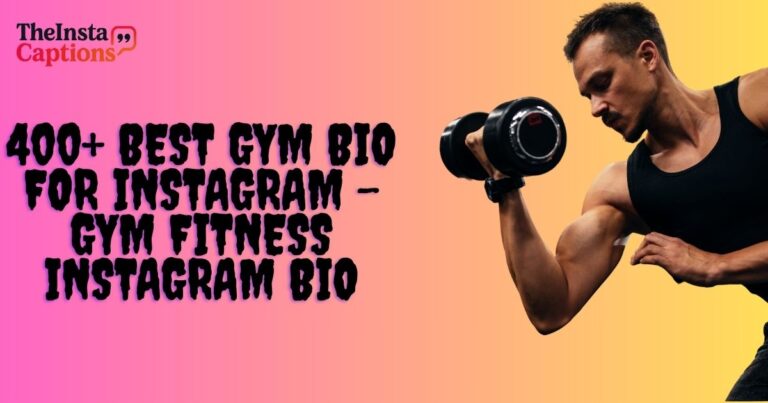 Gym Bio For Instagram
