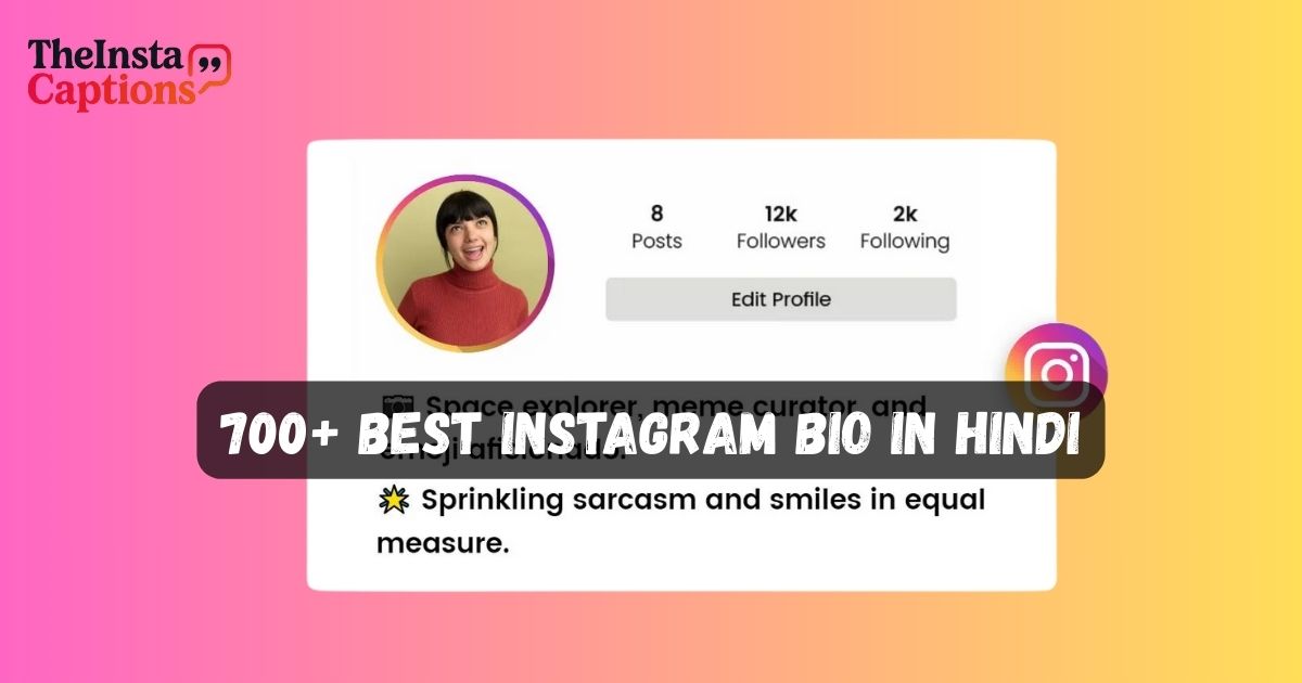 Instagram Bio In Hindi