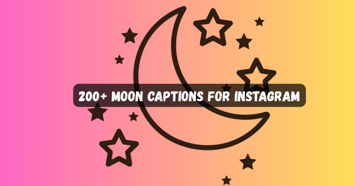 Moon Captions for Instagram