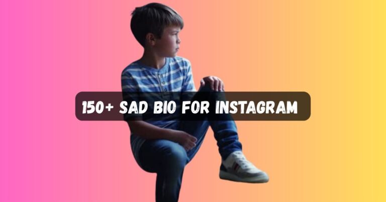Sad Bio for Instagram