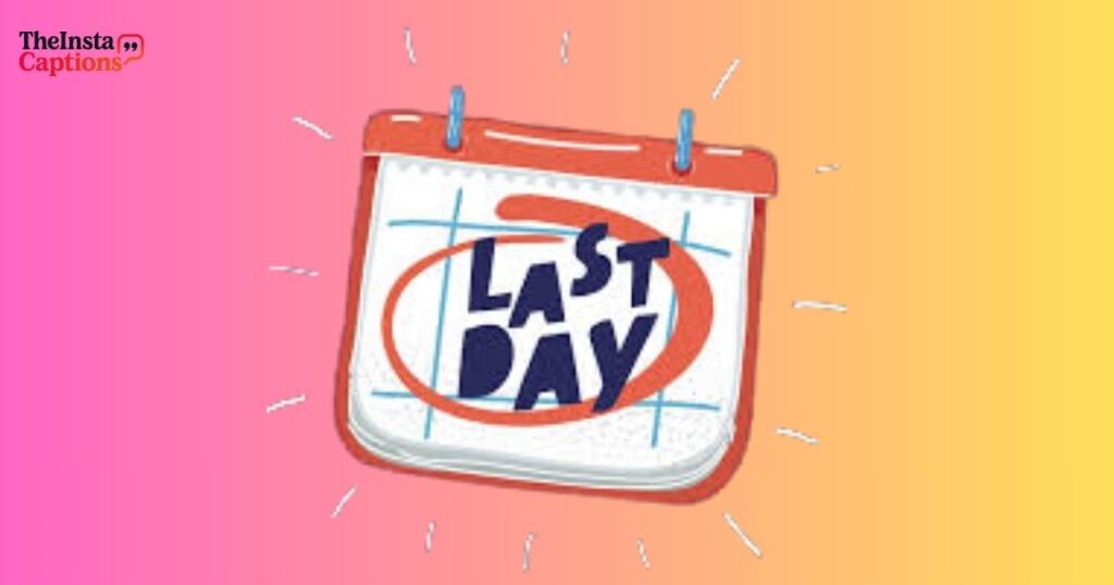 Catchy Last Day of the Month Quotes