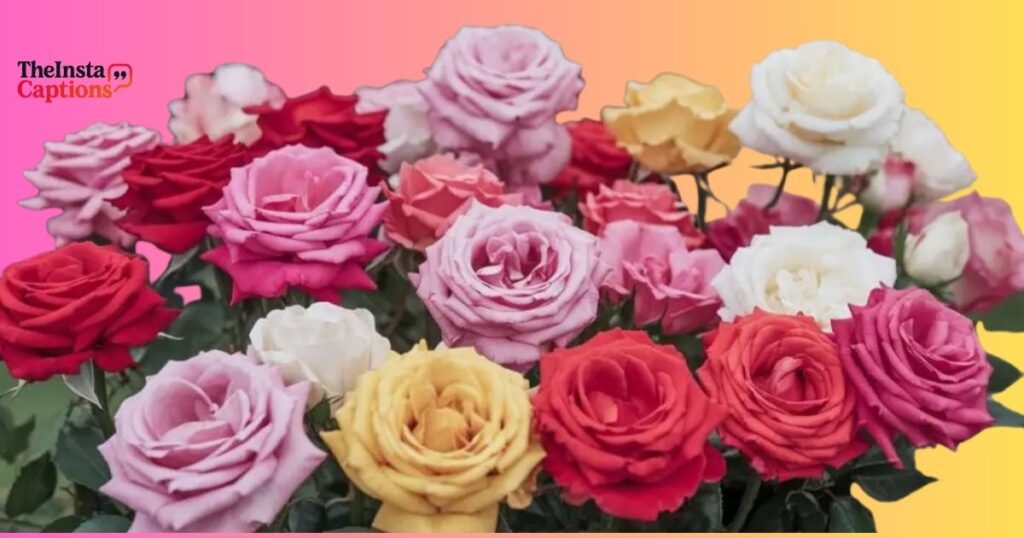 Short Rose Captions for Instagram